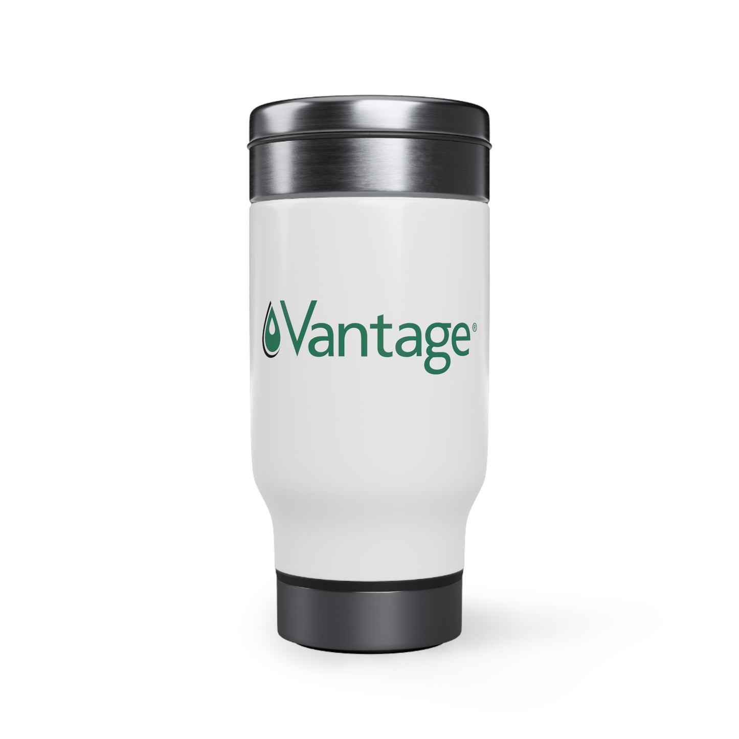 Stainless Steel Travel Mug with Handle, 14oz